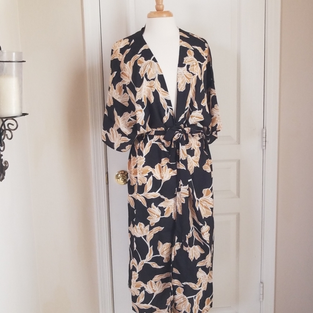 Maison Du Suir Floral Duster Cardigan